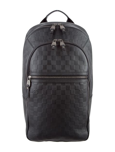 louis vuitton backpack michael damier infini|Louis Vuitton denim backpack.